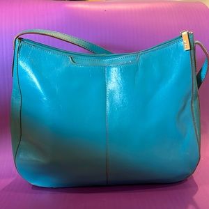 HOBO Leather Shoulder Bag- ROBIN’s Egg BLUE